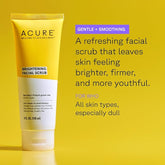 Acure Brightening Facial Scrub 118ml